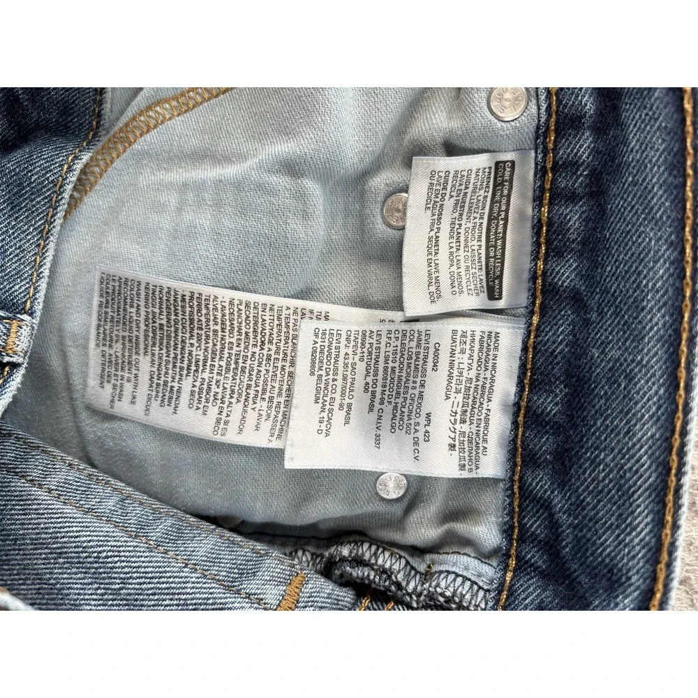 Levis 517 Jeans Mens 36x34 (Actual 34x32) Blue Western Bootcut Cowboy